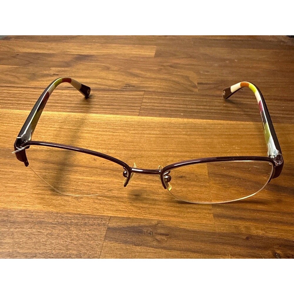 Coach Bettie HC 5004 9032 Purple Semi Rimless Eyeglasses 51-16-135 Frames Only